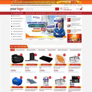 Theme wordpress bồn nước Sơn Hà