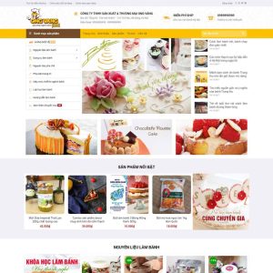 Theme wordpress bán bánh ngọt