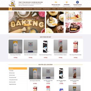 Theme wordpress bán bánh ngọt 2