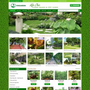 Theme wordpress cây xanh