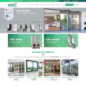 Theme wordpress cửa nhôm