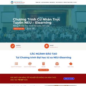 Theme wordpress Landing page đào tạo