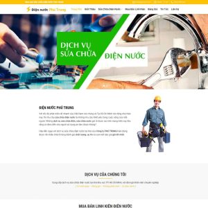 Theme wordpress điện nước