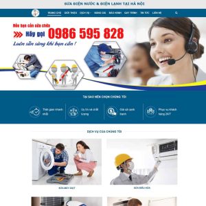 Theme wordpress điện nước 2
