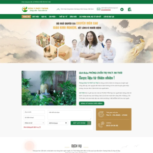 Theme wordpress dịch vụ đông y