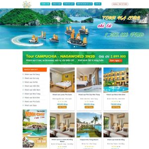 Theme wordpress du lịch 2