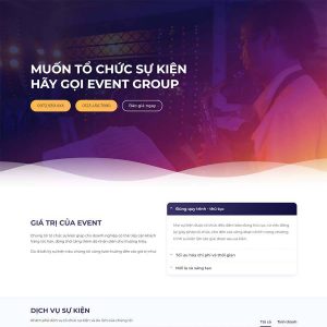 Theme wordpress tổ chức sự kiện 7