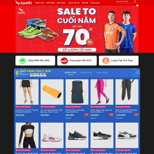 Theme wordpress bán đồ thể thao