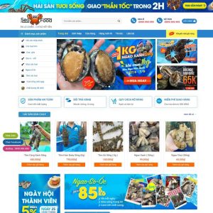 Theme wordpress bán hải sản