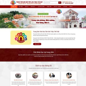 Theme wordpress học phong thủy