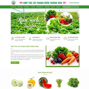 Theme wordpress hợp tác xã