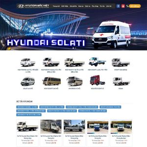 Theme wordpress xe Hyundai