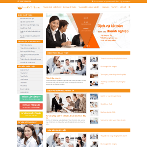 Theme wordpress dịch vụ kế toán