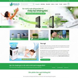 Theme wordpress bán máy lọc khí