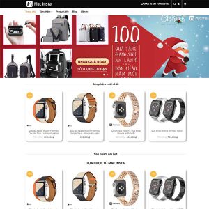 Theme wordpress cửa hàng Mac