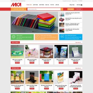 Theme wordpress sản phẩm mica