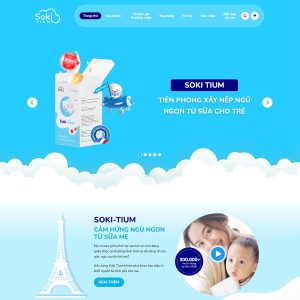 Theme wordpress bán sữa