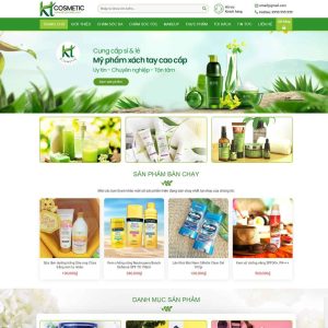 Theme wordpress mỹ phẩm 6