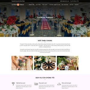 Theme wordpress nhà hàng tiệc cưới