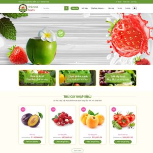 Theme wordpress nông sản
