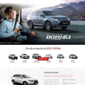 Theme wordpress Landing page ô tô