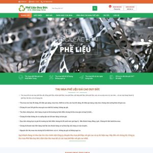 Theme wordpress thu mua phế liệu