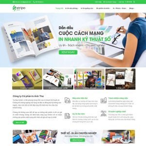 Theme wordpress dịch vụ in ấn