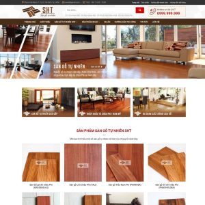 Theme wordpress sàn gỗ