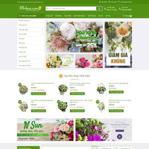 Theme wordpress shop hoa