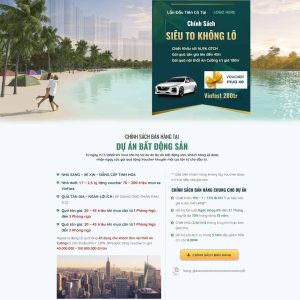 Theme wordpress Landing page bđs smarthome