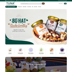 Theme wordpress thực phẩm sạch