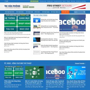 Theme wordpress blog tin học