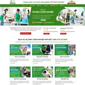 Theme wordpress dịch vụ vệ sinh 5